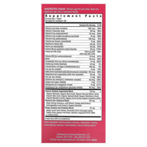 Thực phẩm bổ sung Rainbow Light Women's One 50+ Daily Multivitamin High Potency 120 Vegetarian Tablets 021888204243