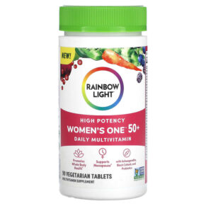 Thực phẩm chức năng Rainbow Light Women's One 50+ Daily Multivitamin High Potency 90 Vegetarian Tablets 021888204236