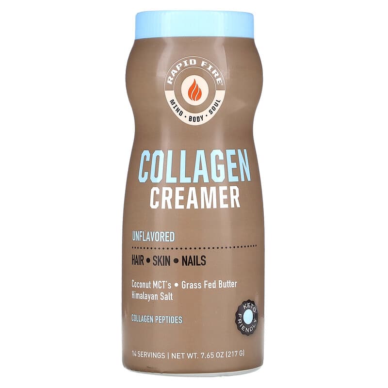 RAPIDFIRE Collagen Creamer Unflavored 7.65 oz (217 g) 8 Thực phẩm chức năng RAPIDFIRE Collagen Creamer Unflavored 7.65 oz (217 g) 035046105976