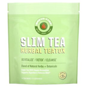 Thực phẩm chức năng RAPIDFIRE SlimTea Herbal Teatox Lemon 14 Tea Bags 035046104887