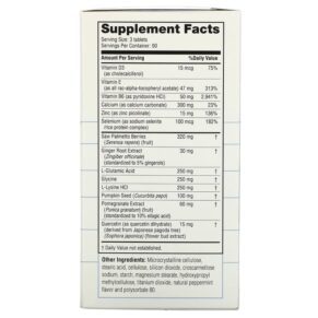 Thực phẩm bổ sung Real Health The Prostate Formula with Saw Palmetto 270 Tablets 647125000012