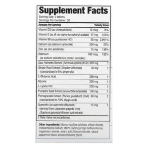 Thực phẩm bổ sung Real Health The Prostate Formula with Saw Palmetto 90 Tablets 647125200016