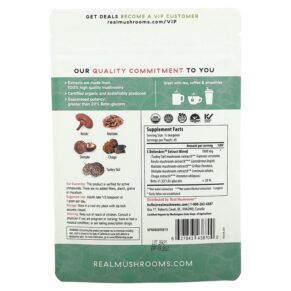 Thực phẩm bổ sung Real Mushrooms Organic 5 Defenders Immune Strength 1.59 oz (45 g) 627843438700