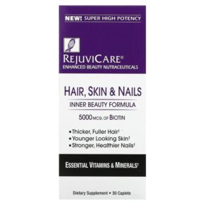 Thực phẩm chức năng Rejuvicare Hair Skin & Nails Inner Beauty Formula 30 Caplets 035046074227