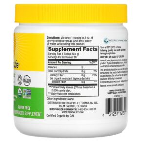 Renew Life Completely Clear Organic Prebiotic Fiber 7 oz (198 g) 3 Thực phẩm bổ sung Renew Life Completely Clear Organic Prebiotic Fiber 7 oz (198 g) 631257121301