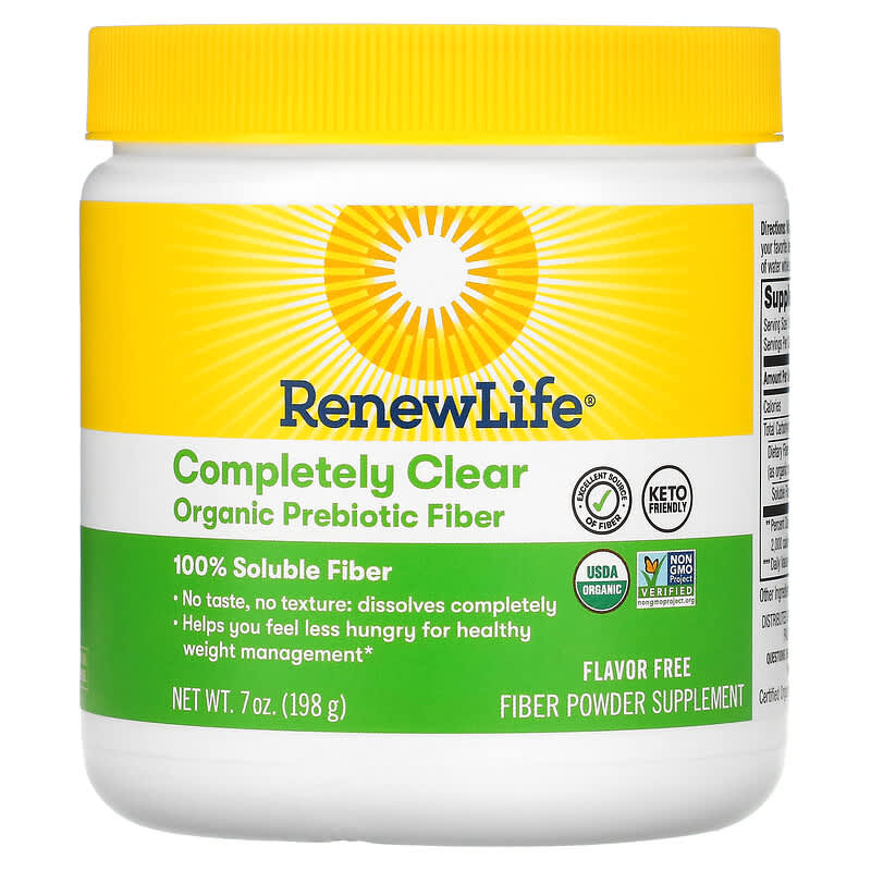 Renew Life Completely Clear Organic Prebiotic Fiber 7 oz (198 g) 8 Thực phẩm chức năng Renew Life Completely Clear Organic Prebiotic Fiber 7 oz (198 g) 631257121301