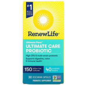Thực phẩm chức năng Renew Life Ultimate Flora Ultimate Care Probiotic 150 Billion Live Cultures 30 Vegetarian Capsules 631257121202