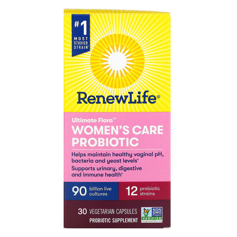 Renew Life Ultimate Flora Women's Care Probiotic 90 Billion Live Cultures 30 Vegetarian Capsules 8 Thực phẩm chức năng Renew Life Ultimate Flora Women's Care Probiotic 90 Billion Live Cultures 30 Vegetarian Capsules 631257121004