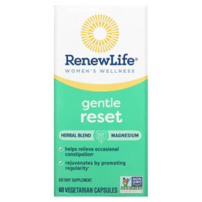 Thực phẩm chức năng Renew Life Women's Wellness Gentle Reset 60 Vegetarian Capsules 631257122339