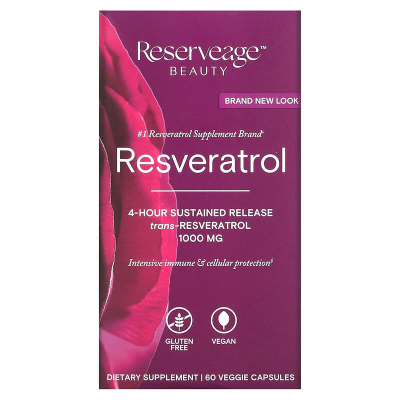 Reserveage Nutrition Resveratrol Trans-Resveratrol 500 mg 60 Veggie Capsules 8 Thực phẩm chức năng Reserveage Nutrition Resveratrol Trans-Resveratrol 500 mg 60 Veggie Capsules 835552001560