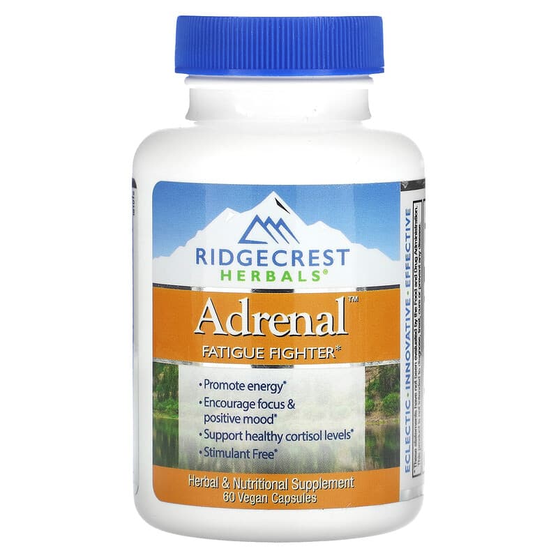 RidgeCrest Herbals Adrenal Fatigue Fighter 60 Vegan Capsules 8 Thực phẩm chức năng RidgeCrest Herbals Adrenal Fatigue Fighter 60 Vegan Capsules 355724003104