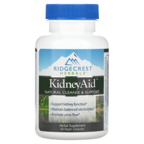 Thực phẩm chức năng RidgeCrest Herbals KidneyAid 60 Vegan Capsules 355724001681