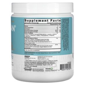 Thực phẩm bổ sung RSP Nutrition AminoLean 5 g Vegan Amino Acids + Anytime Energy Pineapple Coconut 7.94 oz (225 g) 858491007561