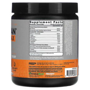 Thực phẩm bổ sung RSP Nutrition AminoLean Max Sweet Peach 8.8 oz (250 g) 850019469837