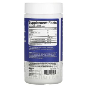 Thực phẩm bổ sung RSP Nutrition Fish Oil 1.250 mg 120 Softgels 858491007271