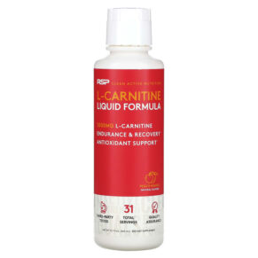 Thực phẩm chức năng RSP Nutrition L-Carnitine Liquid Formula Peach Mango 3.000 mg 15.7 fl oz (465 ml) 858491007233