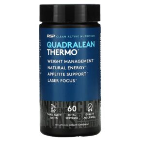 Thực phẩm chức năng RSP Nutrition QuadraLean Thermo 180 Capsules 854446006436
