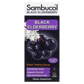 Thực phẩm chức năng Sambucol Black Elderberry Syrup 4 fl oz (120 ml) 896116001105