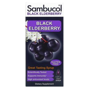 Thực phẩm chức năng Sambucol Black Elderberry Syrup 7.8 fl oz (230 ml) 896116001112