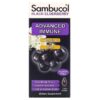 Thực phẩm chức năng Sambucol Black Elderberry Syrup Advanced Immune Vitamin C + Zinc Natural Berry 4 fl oz (120 ml) 896116001266