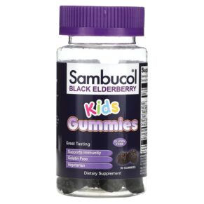 Thực phẩm chức năng Sambucol Kids Gummies Black Elderberry 30 Gummies 896116001600
