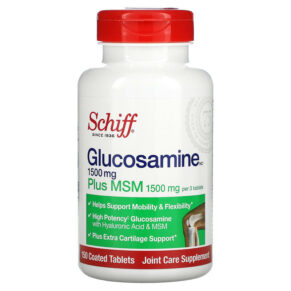 Thực phẩm chức năng Schiff Glucosamine Plus MSM 500 mg 150 Coated Tablets 020525110190