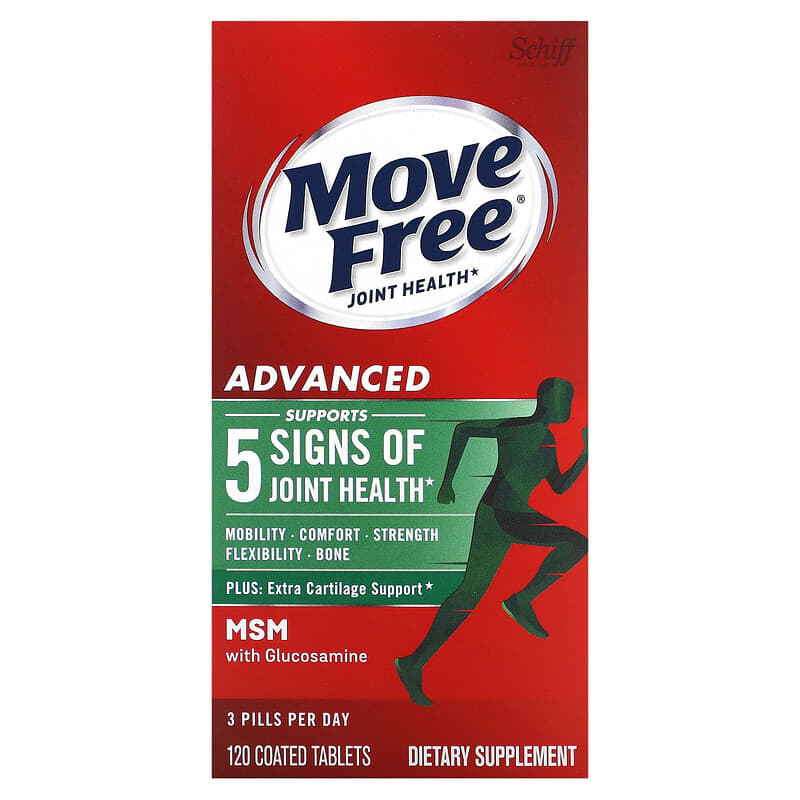Schiff Move Free Joint Health Advanced Plus MSM with Glucosamine 120 Coated Tablets 8 Thực phẩm chức năng Schiff Move Free Joint Health Advanced Plus MSM with Glucosamine 120 Coated Tablets 020525118684