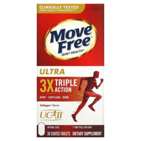 Thực phẩm chức năng Schiff Move Free Joint Health Ultra Triple Action 30 Coated Tablets 020525118417