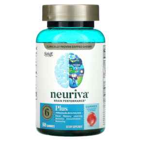 Thực phẩm chức năng Schiff Neuriva Brain Performance Plus Vitamins B6 B12 and Folic Acid Strawberry 50 Gummies 647865195023