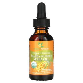 Thực phẩm chức năng SeaBuckWonders Organic Himalayan Sea Buckthorn Seed Oil 1 fl oz (30 ml) 674756780075
