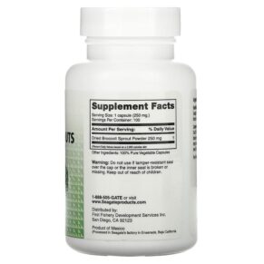 Thực phẩm bổ sung Seagate Broccoli Sprouts 250 mg 100 V Capsules 019277000354