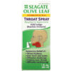 Thực phẩm chức năng Seagate Olive Leaf Throat Spray Raspberry Spearmint 1 fl oz (30 ml) 019277000408