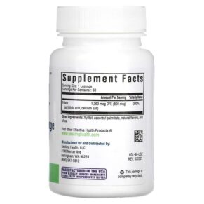 Thực phẩm bổ sung Seeking Health Folinic Acid Lozenge 1.360 mcg DFE 60 Lozenges 810007520360