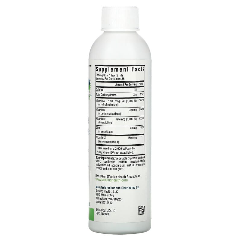 Seeking Health Immune Intensive 6 fl oz (180 ml) 2 Thực phẩm bổ sung Seeking Health Immune Intensive 6 fl oz (180 ml) 810007521688