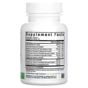 Seeking Health Trace Minerals Complex II Iron & Copper Free 30 Vegetarian Capsules 3 Thực phẩm bổ sung Seeking Health Trace Minerals Complex II Iron & Copper Free 30 Vegetarian Capsules 810007521275