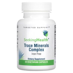 Thực phẩm chức năng Seeking Health Trace Minerals Complex Iron Free 30 Vegetarian Capsules 810007521268