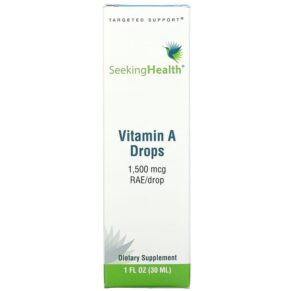 Thực phẩm chức năng Seeking Health Vitamin A Drops 1.500 mcg RAE/Drop 1 fl oz (30 ml) 810007521282