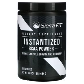Thực phẩm chức năng Sierra Fit Instantized BCAA Powder Unflavored 16 oz (454 g) 898220019878