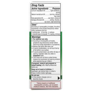 Thực phẩm bổ sung Similasan Computer Eye Relief Sterile Eye Drops 0.33 fl oz (10 ml) 094841300474