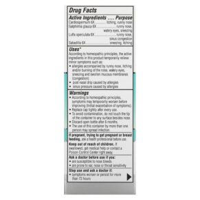 Thực phẩm bổ sung Similasan Nasal Allergy Relief 0.68 fl oz (20 ml) 094841254173
