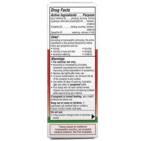 Thực phẩm bổ sung Similasan Redness & Itchy Eye Relief 0.33 fl oz (10 ml) 094841300634