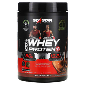 Thực phẩm chức năng Six Star Elite Series 100% Whey Protein Plus Triple Chocolate 1.82 lbs (826 g) 631656716726