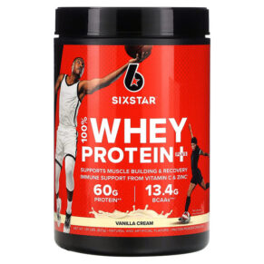 Thực phẩm chức năng Six Star Elite Series 100% Whey Protein Plus Vanilla Cream 1.81 lbs (821 g) 631656716719