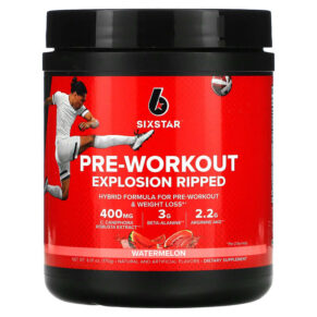 Thực phẩm chức năng Six Star Pre-Workout Explosion Ripped Watermelon 6.01 oz (170 g) 631656710991