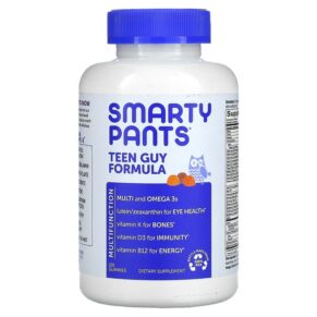 Thực phẩm chức năng SmartyPants Teen Guy Formula Lemon Lime Cherry and Orange 120 Gummies 817053020677
