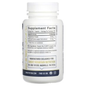 Thực phẩm bổ sung SMNutrition Pregnenolone + Bioperine 50 mg 90 Capsules 850005458111