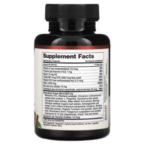 Thực phẩm bổ sung Snap Supplements Blood Sugar Blend 60 Capsules 850039253096