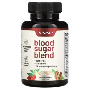 Thực phẩm chức năng Snap Supplements Blood Sugar Blend 60 Capsules 850039253096