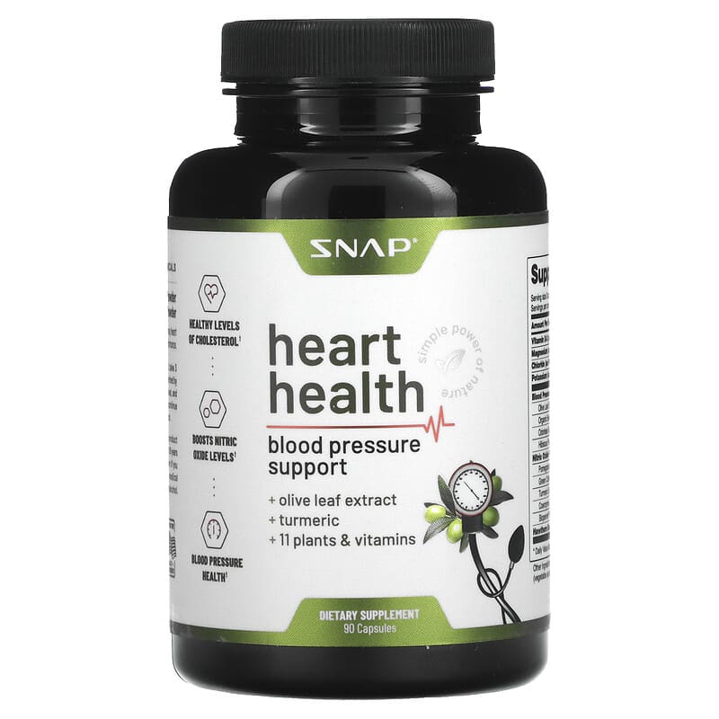 Snap Supplements Heart Health 90 Capsules 8 Thực phẩm chức năng Snap Supplements Heart Health 90 Capsules 850039253195