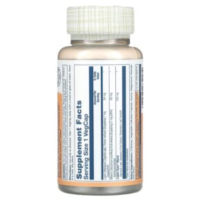 Thực phẩm bổ sung Solaray Advanced Lutein Eyes 24 with Bilberry & Blueberry 30 VegCaps 076280832174